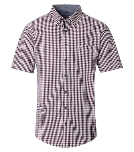 Freizeithemd Kurzarm kariert Casual Fit