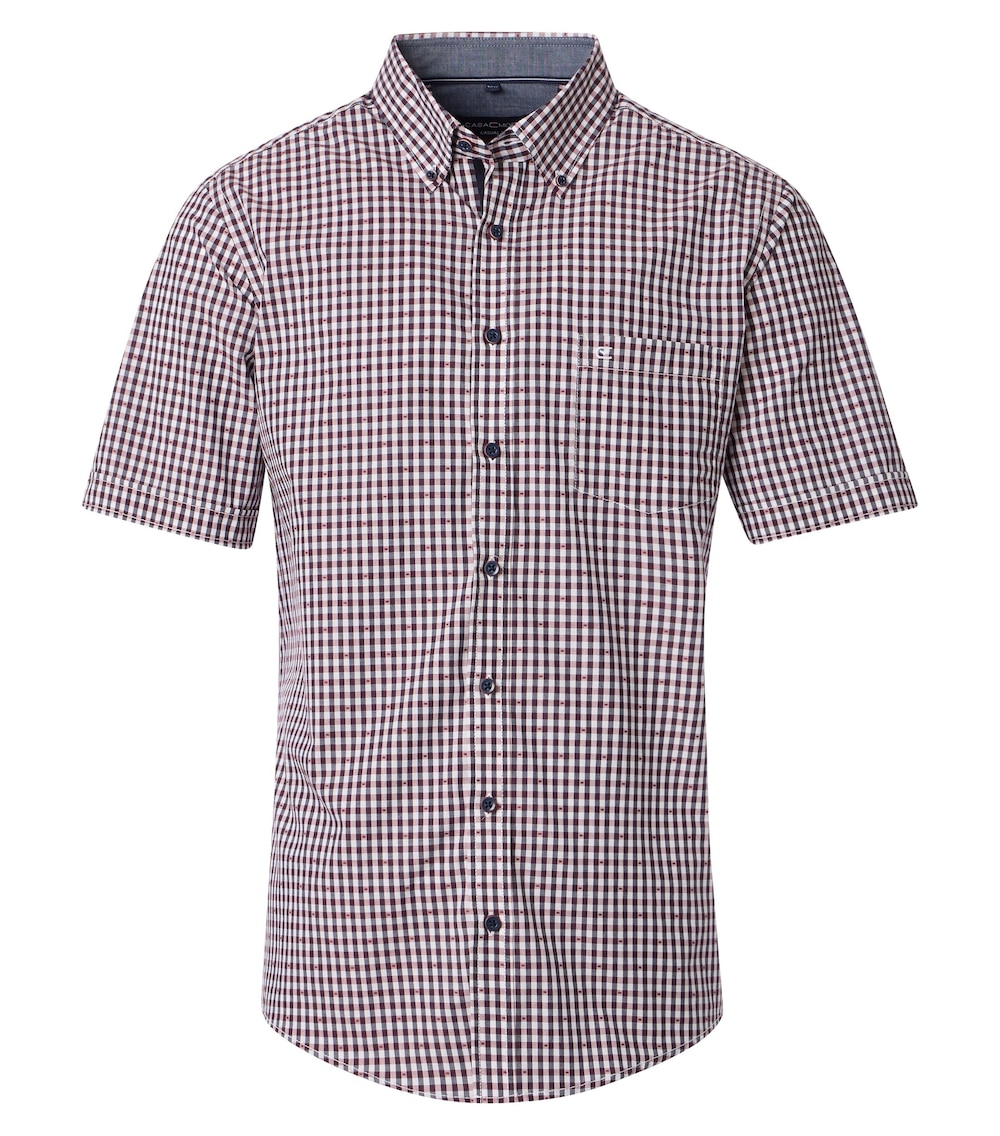 Freizeithemd Kurzarm kariert Casual Fit