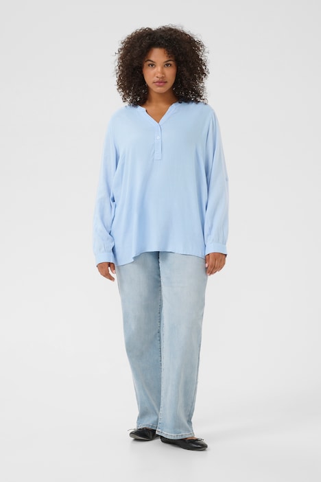 Langarm-Bluse Regular fit