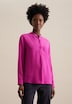 Damen Stehkragenbluse - Uni