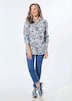 Druckbluse mit Hemdkragen