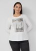 Weiches Langarmshirt mit Schmucksteinen