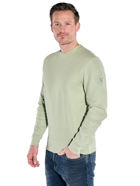 Herren Sweatshirt , Hellgruen