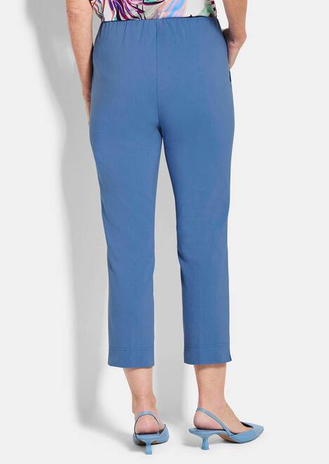 Elegante 7/8-Hose mit Biesen