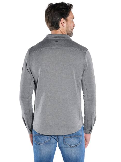 engbers Herren Sweatshirt im Overshirt-Design , Grau