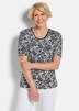 Cityshirt met vlindermotief