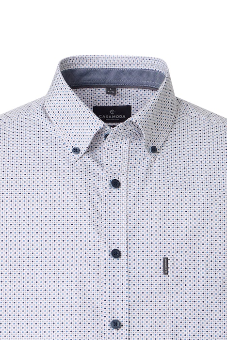 Freizeithemd Kurzarm Print Casual Fit