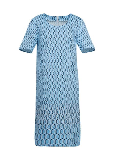 GOLDNER Kleid Baumwoll-Druckkleid
