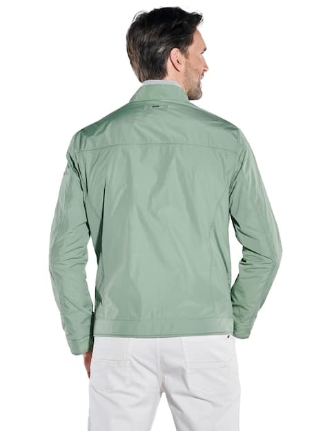 engbers Herren Blouson-Jacke mit Kontrastdetails , Hellgruen