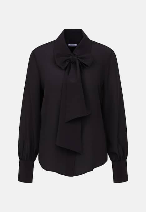 Damen Ausgestellte Bluse - Uni