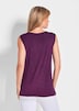 Ärmelloses Top in Viskose-Jersey