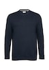 Strukturierter Pullover mit V-Ausschnitt