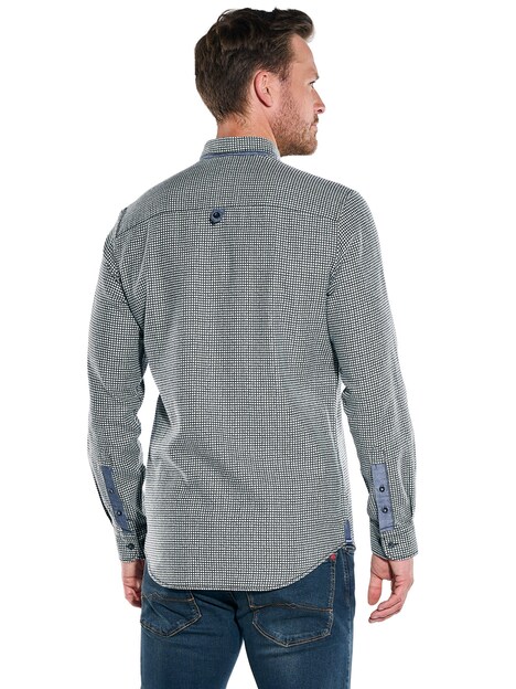 Herren Hemd langarm , Gruen