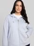 Hoodie Sweatjacke aus Scuba