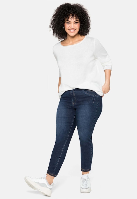 Stretch-Jeans normal Uni