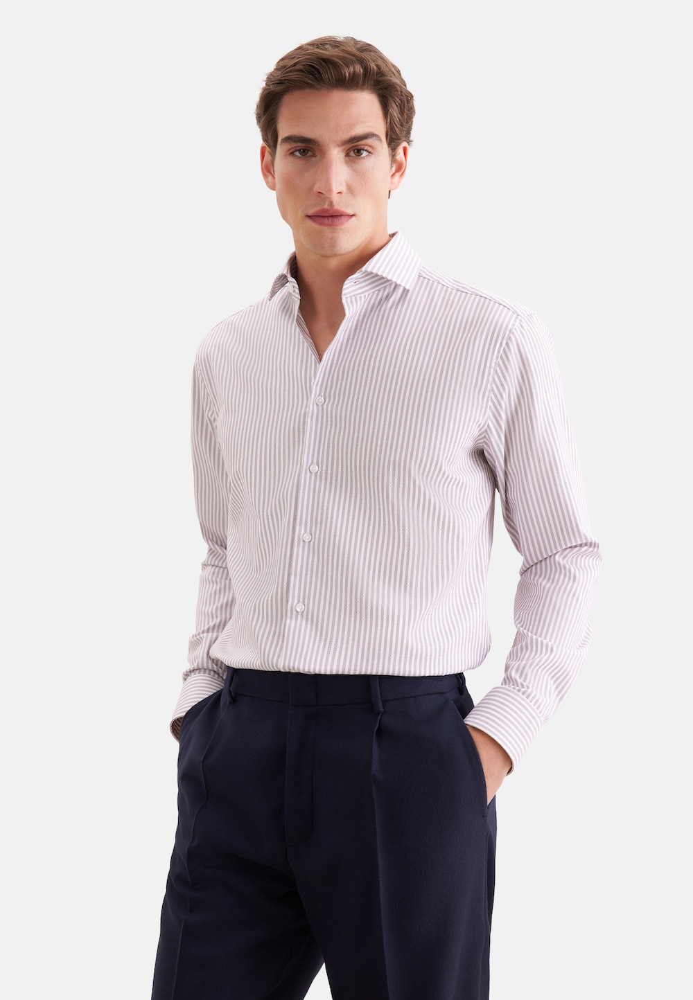 Herren Business Hemd - Gestreift