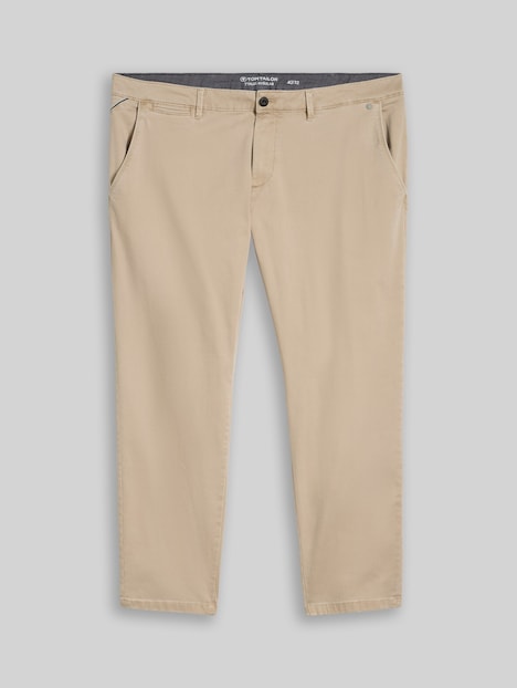 Regular Fit Chino Hose im Washed-Look