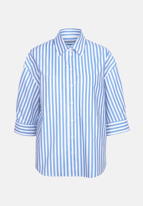 Damen Longbluse - Streifen