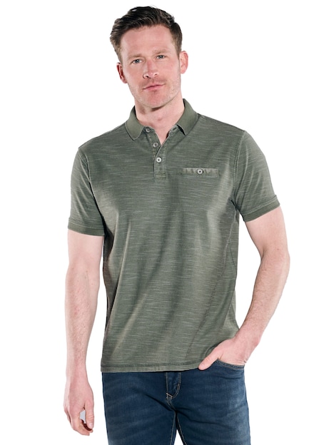 Polo-Shirt strukturiert