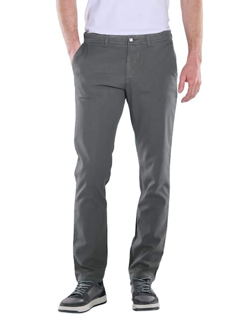 engbers Herren Chino regular , Petrolblau