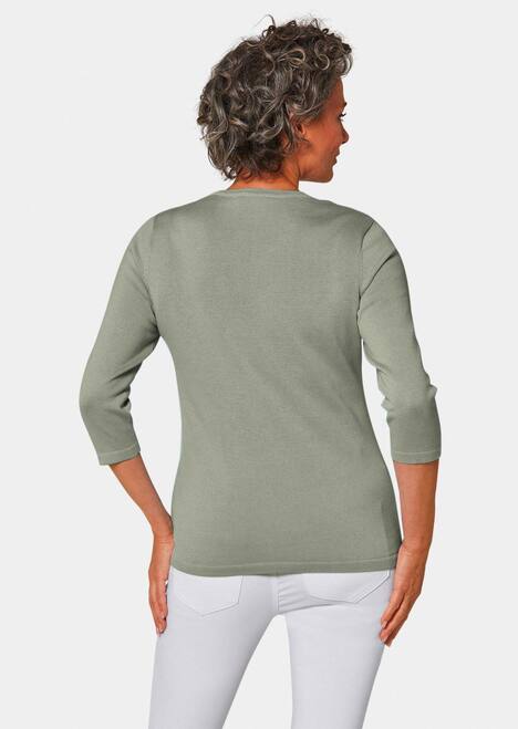 GOLDNER Pullover met V-hals Pullover