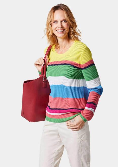 Pullover im Baumwoll-Mix