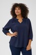Langarm-Bluse Regular fit