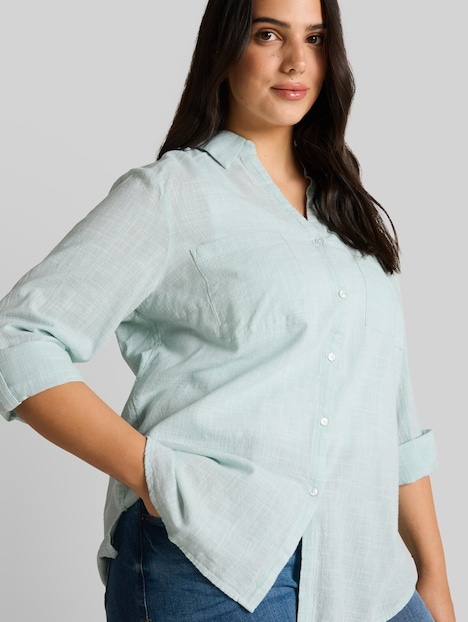 Bluse mit Brusttaschen