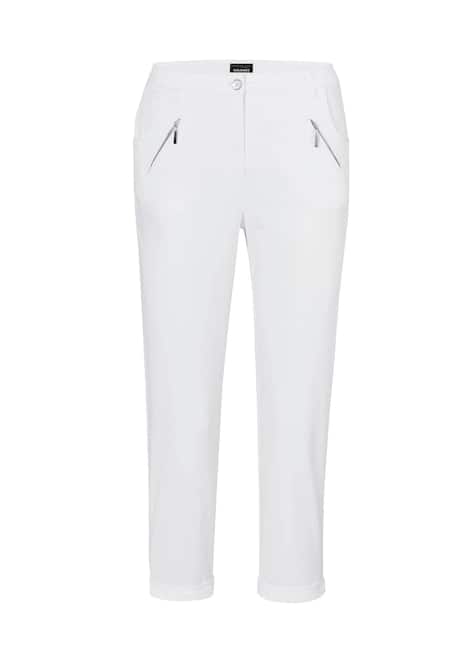 Lässige Chinohose mit weichem Peach-Finish