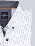 engbers Herren Hemd gemustert , Reinweiss