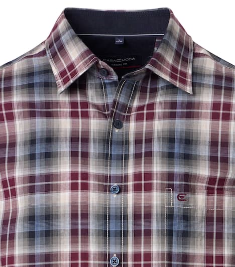 Freizeithemd kariert Casual Fit