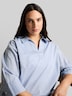 Loose Fit Bluse mit Stickerei