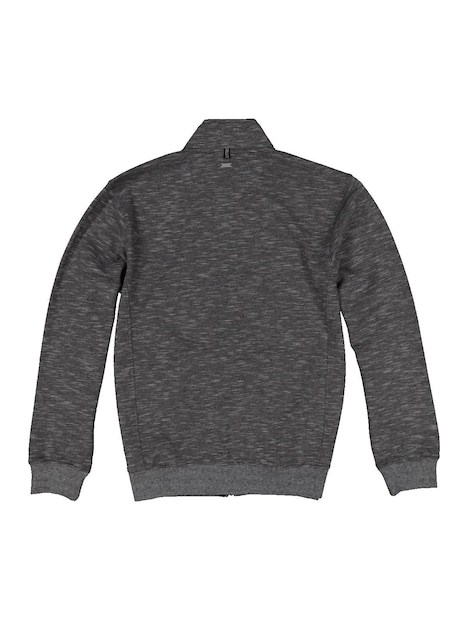 Herren Sweatjacke mit Stehkragen , Dunkelgrau