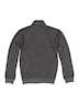 Herren Sweatjacke mit Stehkragen , Dunkelgrau