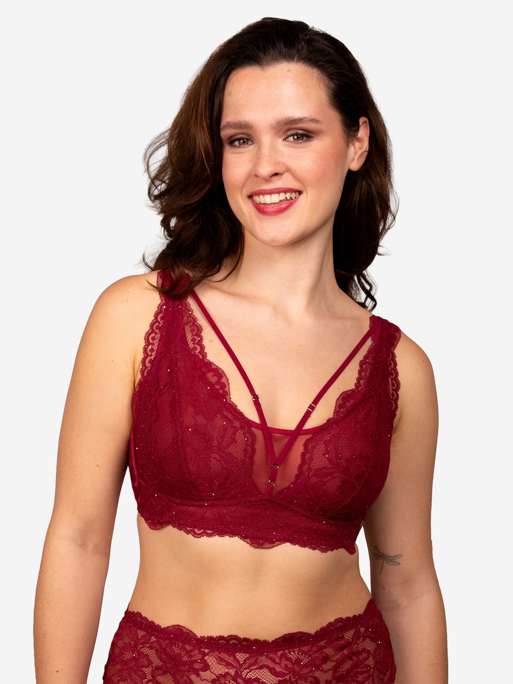 Bralette ELVA GLAM Bralettes bügellose BHs,Spitzen-BHs