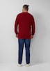 Strukturmix-Pullover aus reiner Baumwolle
