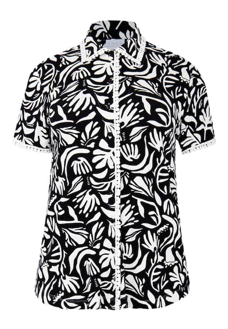 Bluse mit Druck