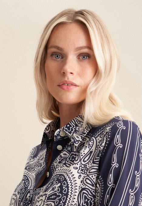 Damen Hemdbluse - Tuchprint