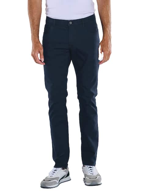 engbers Herren 5-Pocket-Hose regular , Marineblau