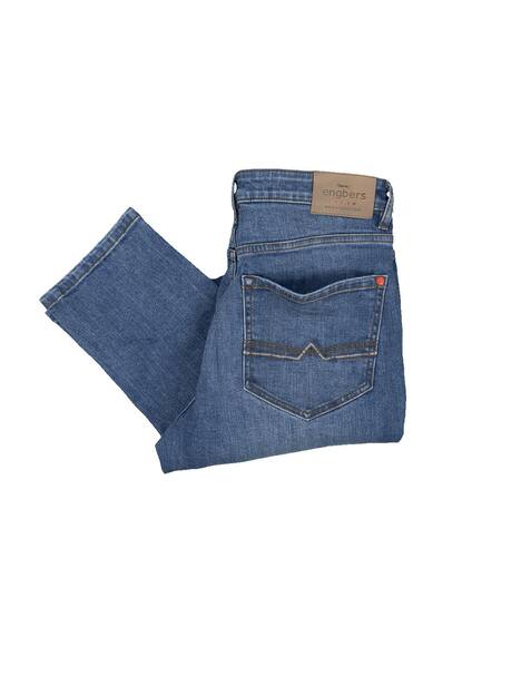 engbers Herren Super-Stretch-Jeans slim fit , Brilliantblau