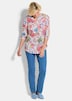 Schlupfbluse mit floralem Muster