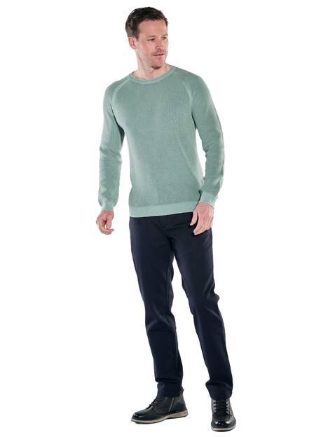 engbers Herren Pullover Rundhals , Tuerkis