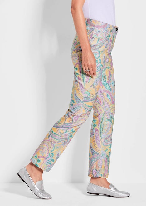 Elegante Hose LOUISA mit Paisley-Muster