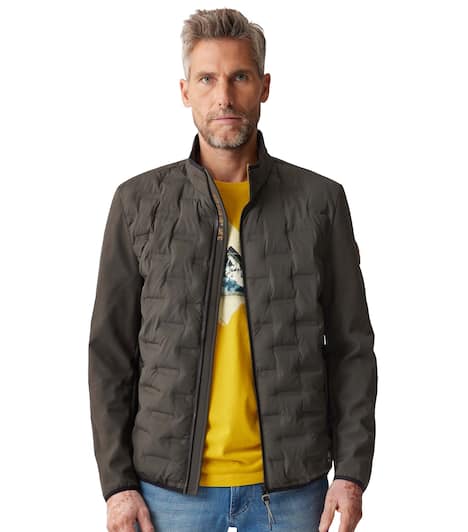 Materialmixjacke uni