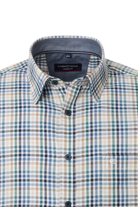 Freizeithemd Langarm kariert Casual Fit
