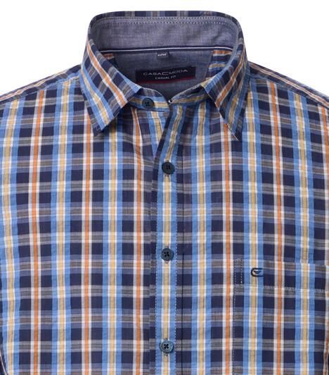 Freizeithemd Kurzarm kariert Casual Fit