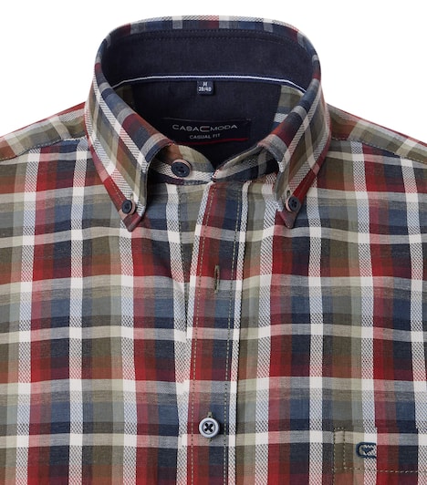 Freizeithemd kariert Casual Fit