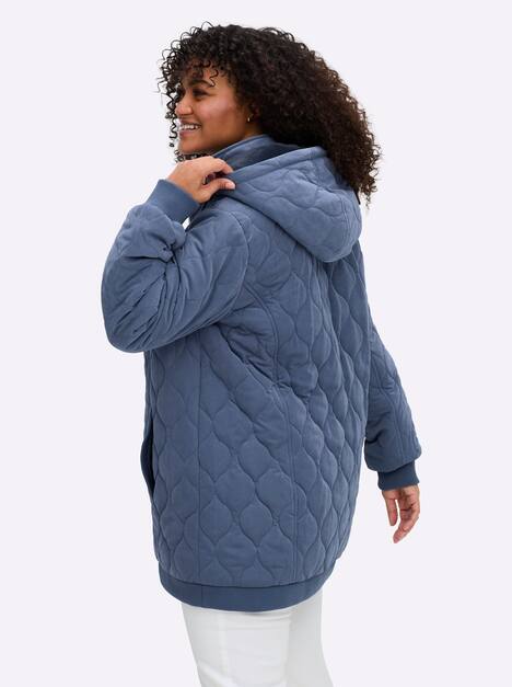 Steppjacke Langarm Stehkragen