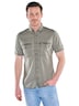 Herren Sportives Hemd im Safari-Look , Oliv