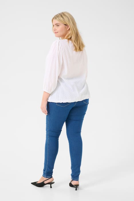 Langarm-Bluse Regular fit